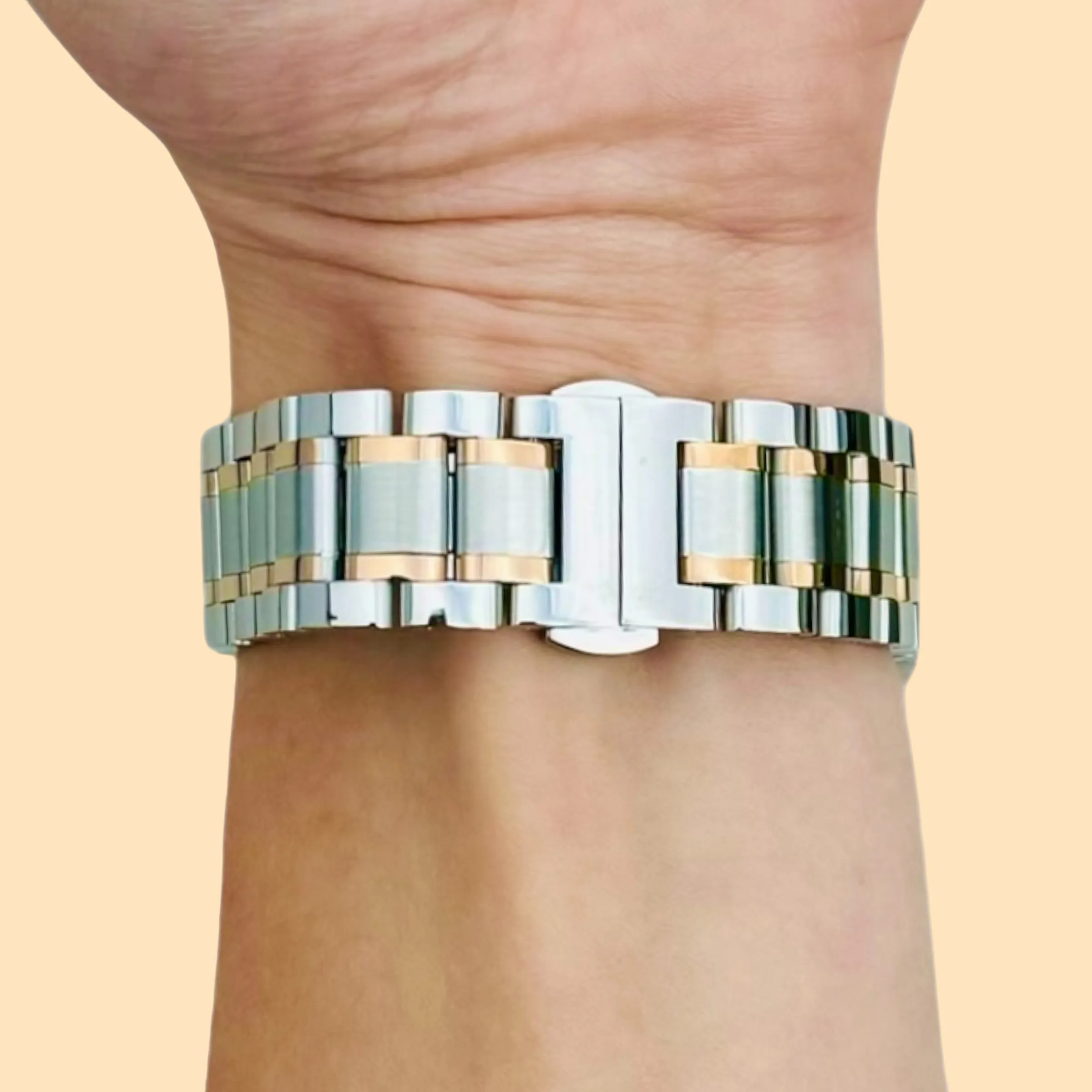 Samsung Galaxy Watch 3 (45mm) Stainless Steel Link Watch Strap