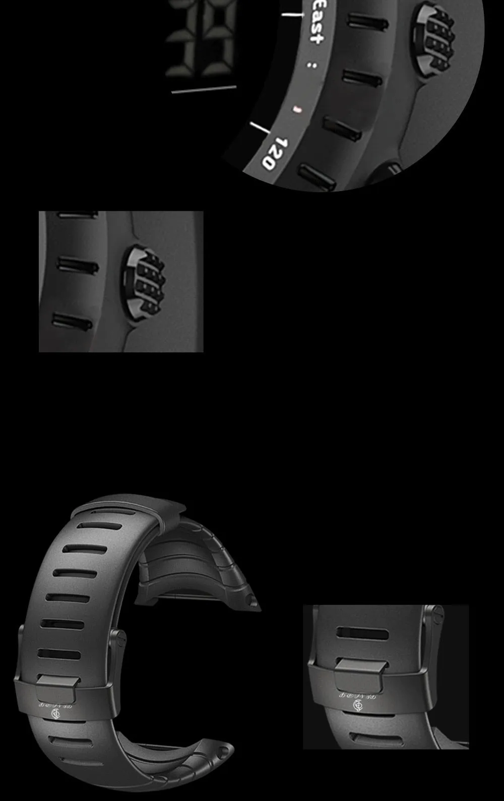 SENORS Outdoor Men Watches Sport Digital Woman Military Watch Male Watch Fashion Wristwatch Silicone Strap LED Clock