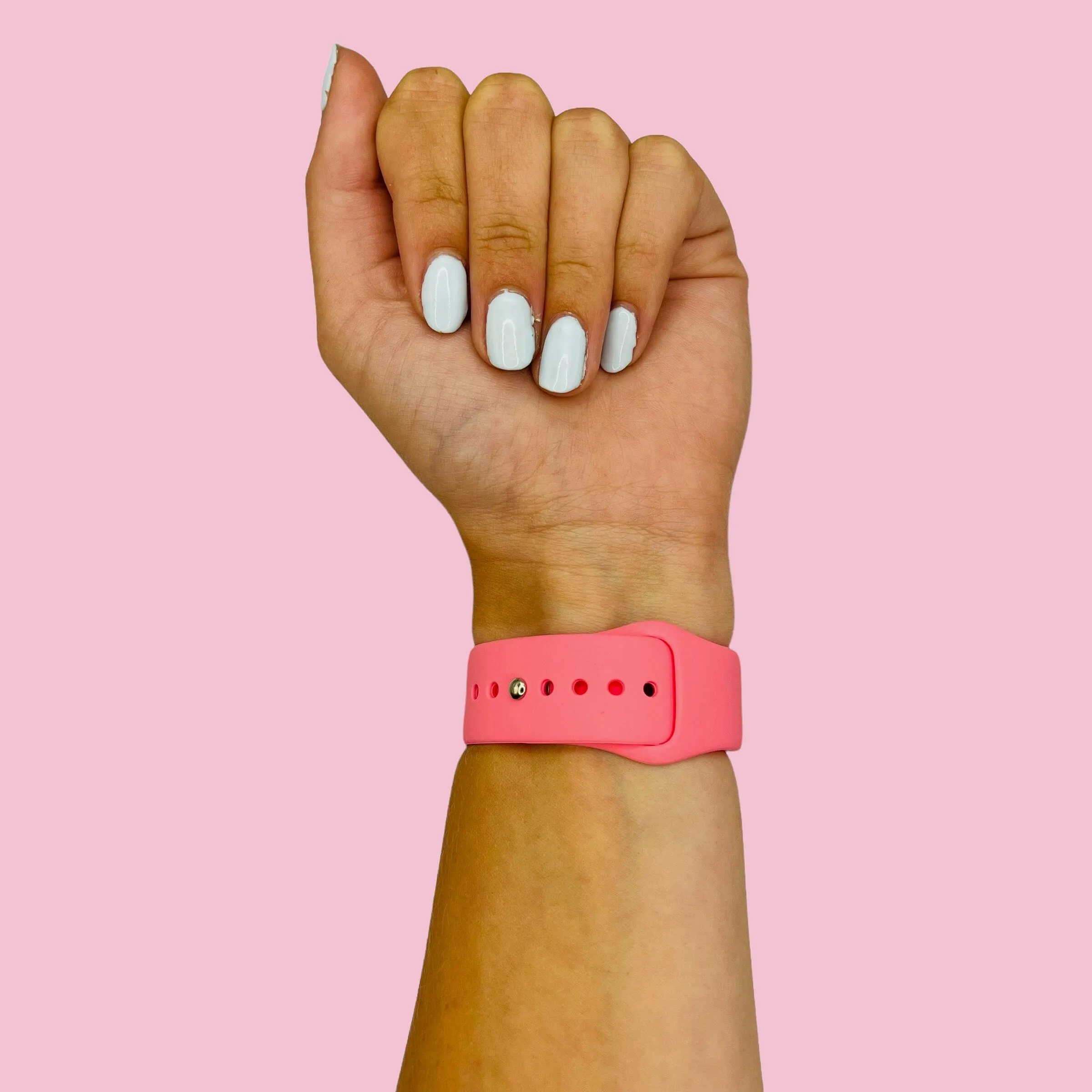 Silicone Button Style Watch Straps Compatible with LG Watch