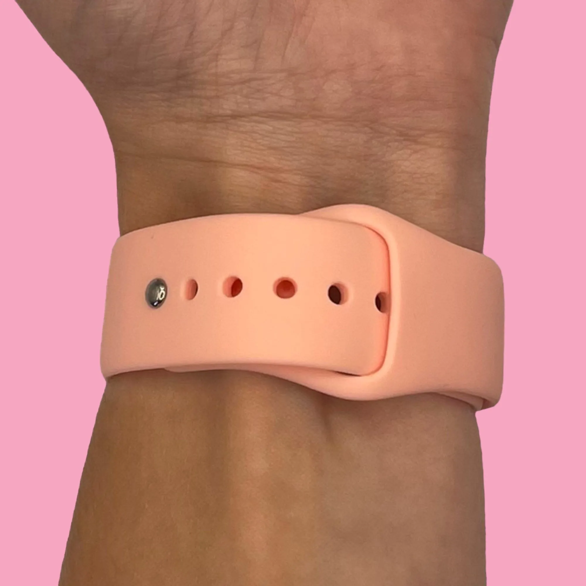 Silicone Button Style Watch Straps Compatible with LG Watch