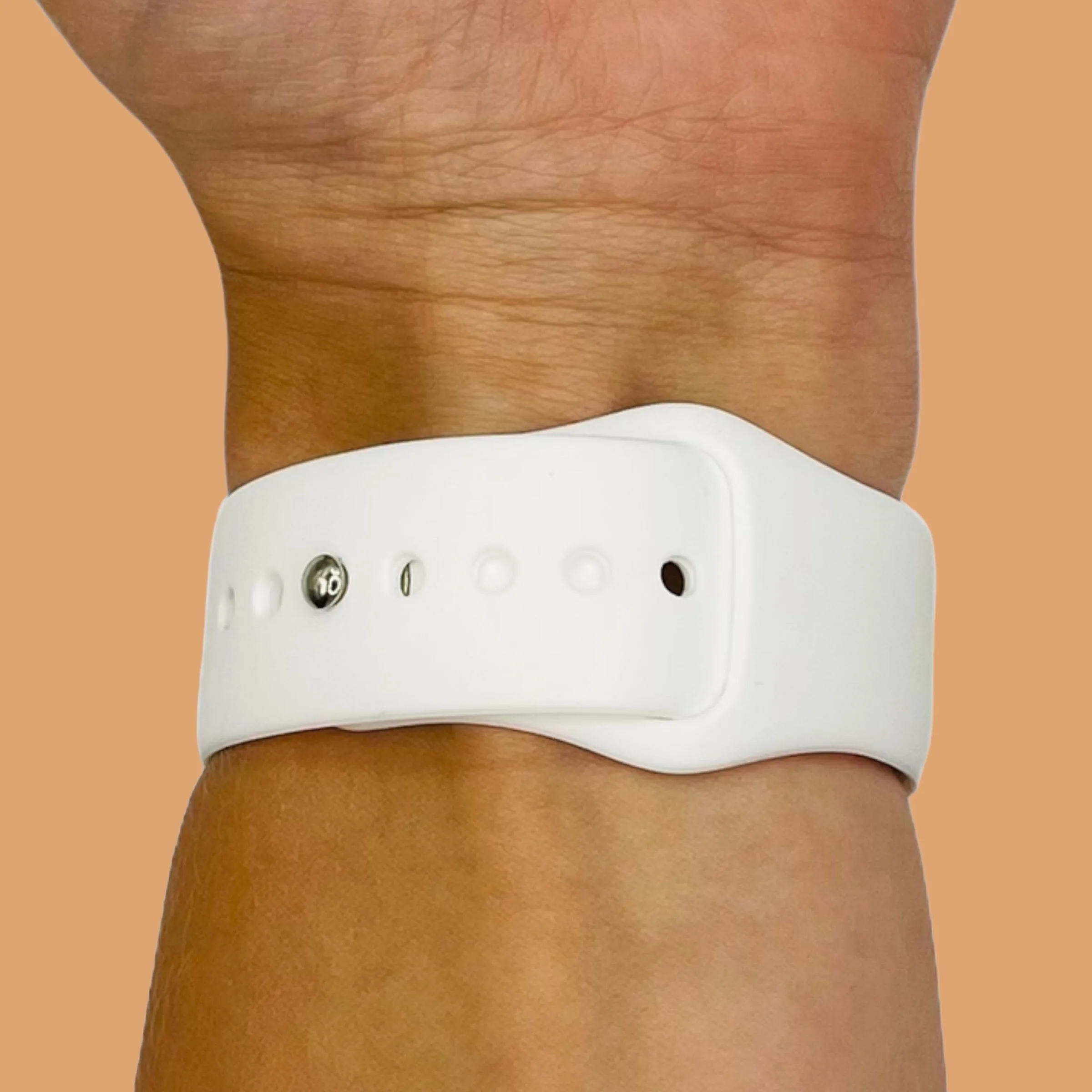 Silicone Button Style Watch Straps Compatible with LG Watch