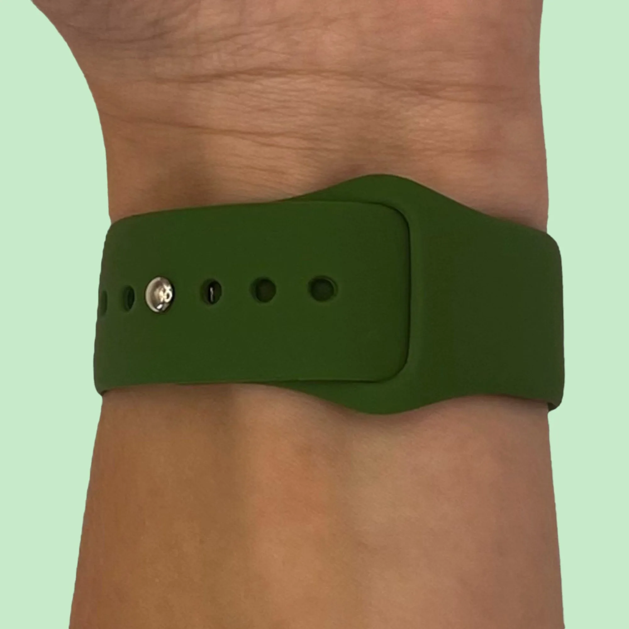 Silicone Button Style Watch Straps Compatible with LG Watch