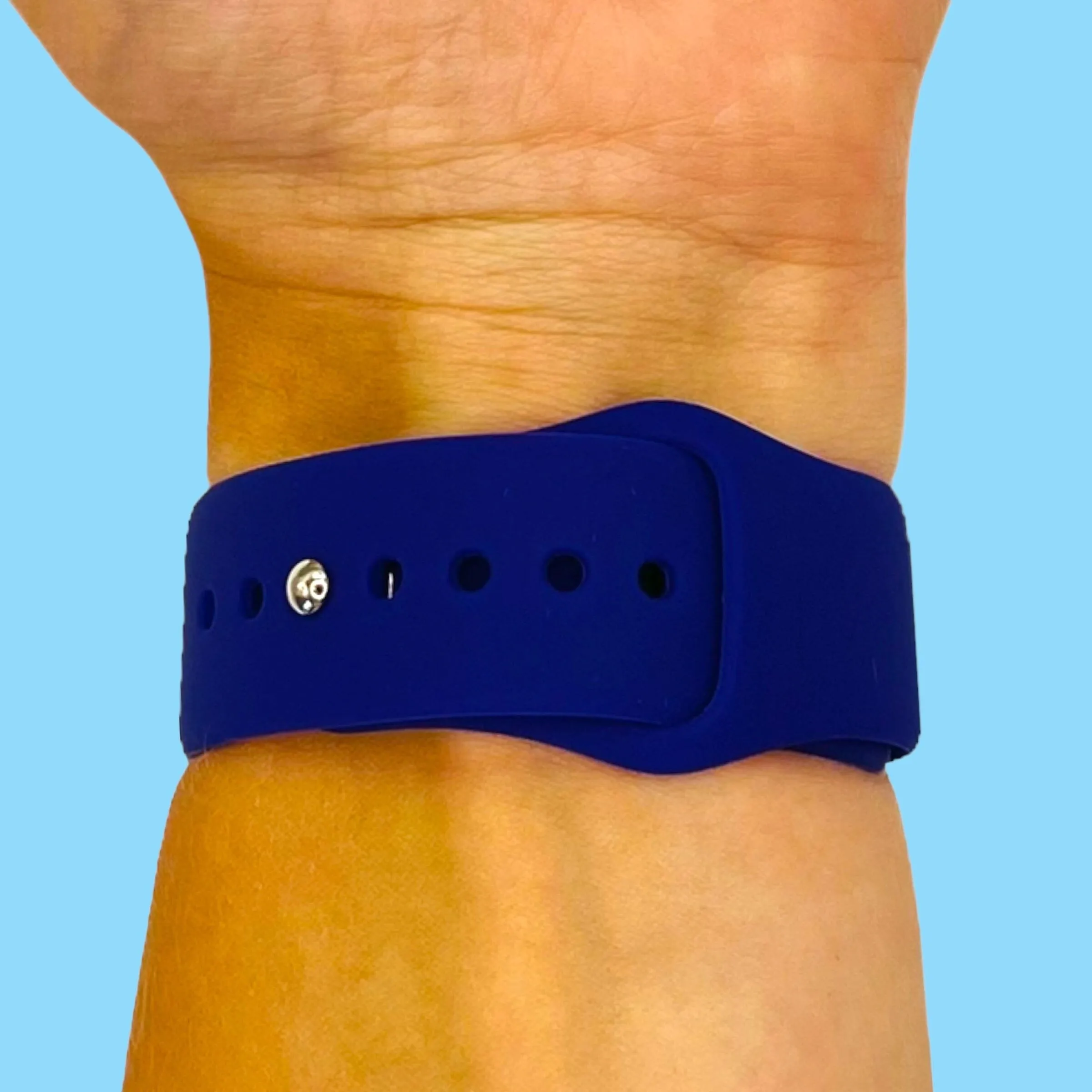 Silicone Button Style Watch Straps Compatible with LG Watch