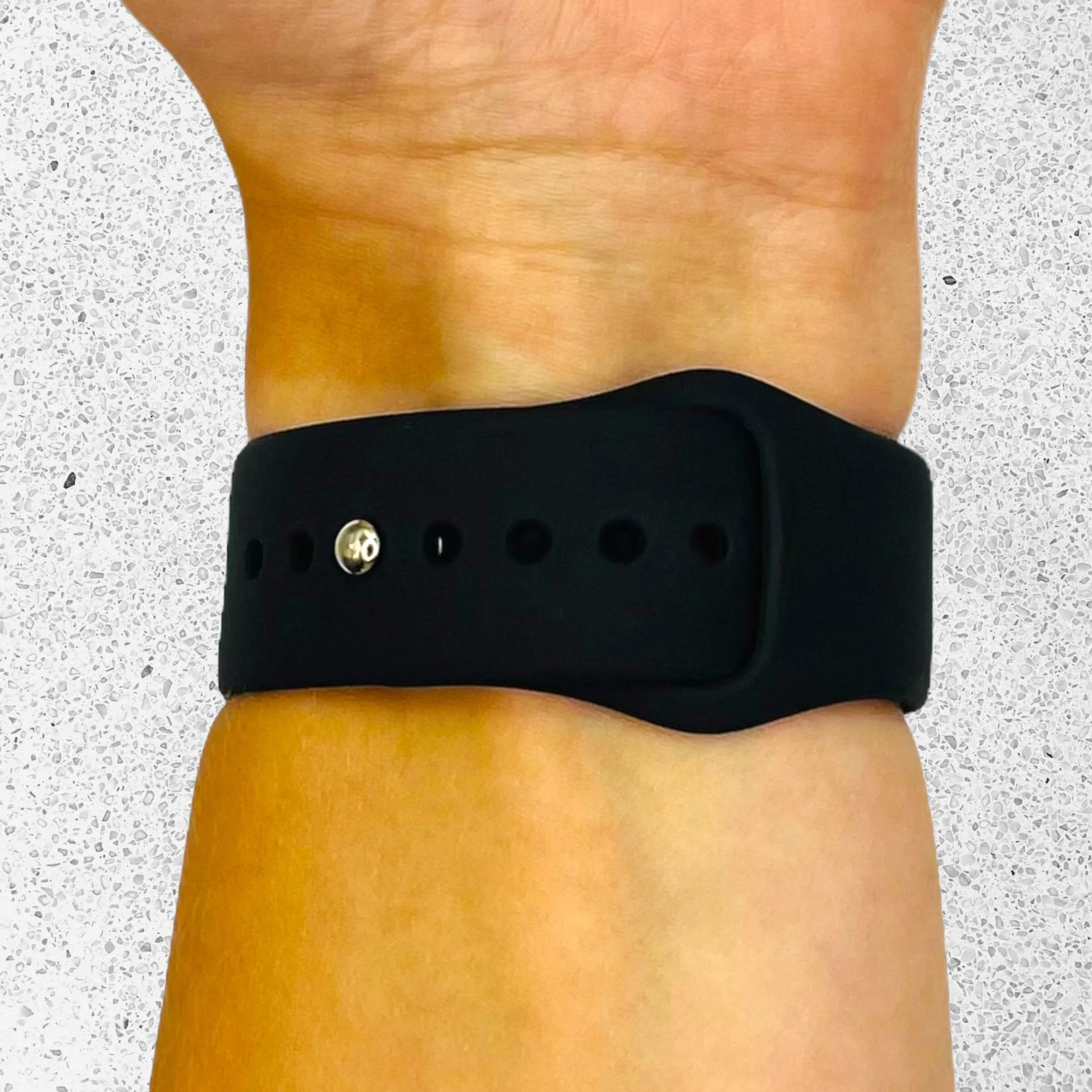 Silicone Button Style Watch Straps Compatible with LG Watch