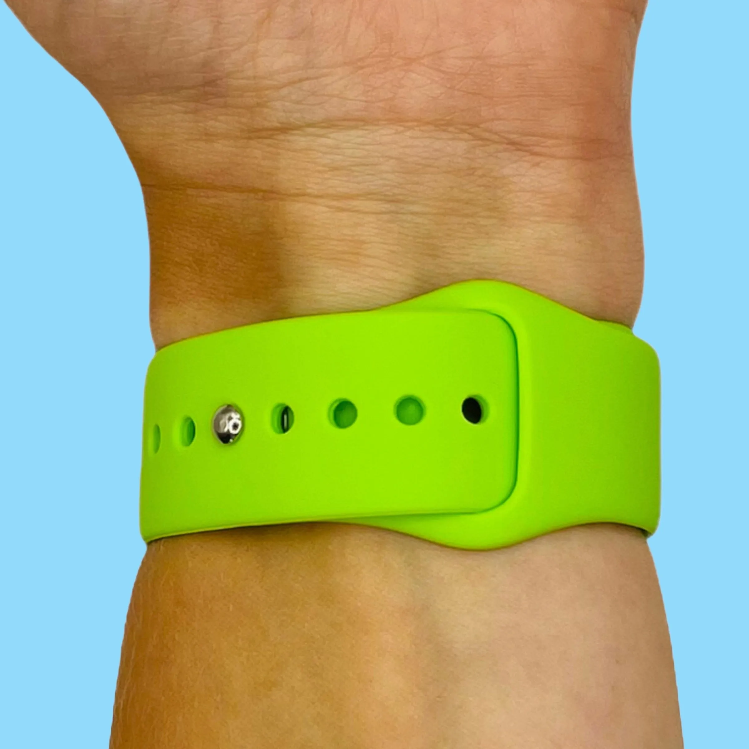 Silicone Button Style Watch Straps Compatible with LG Watch