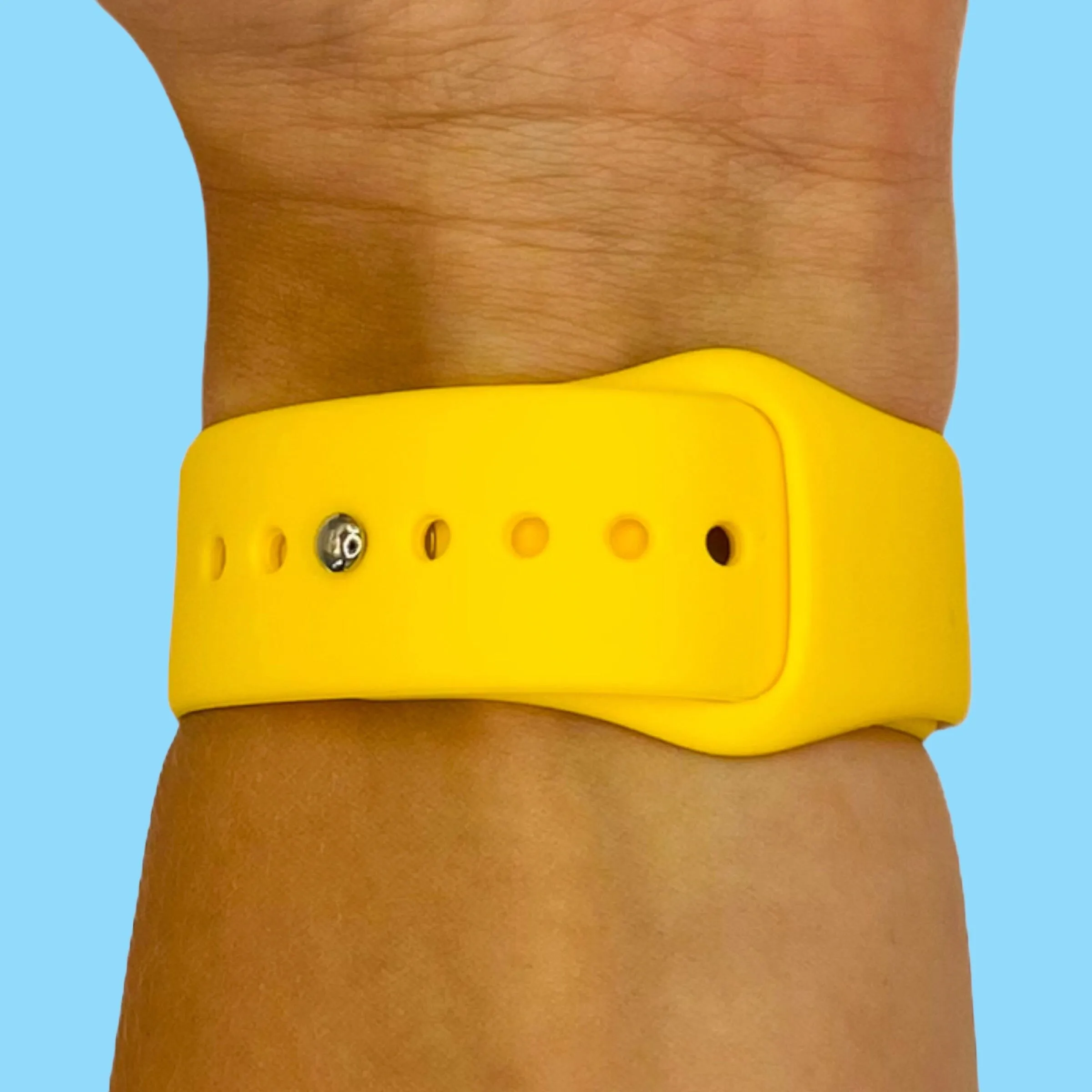 Silicone Button Style Watch Straps Compatible with LG Watch