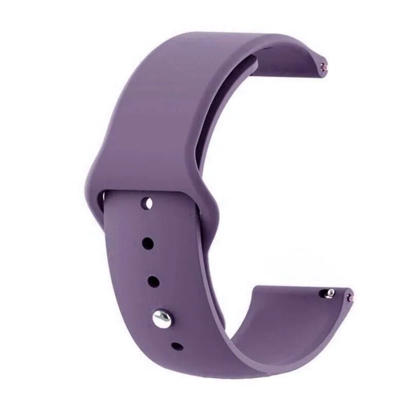 Silicone Button Style Watch Straps Compatible with LG Watch