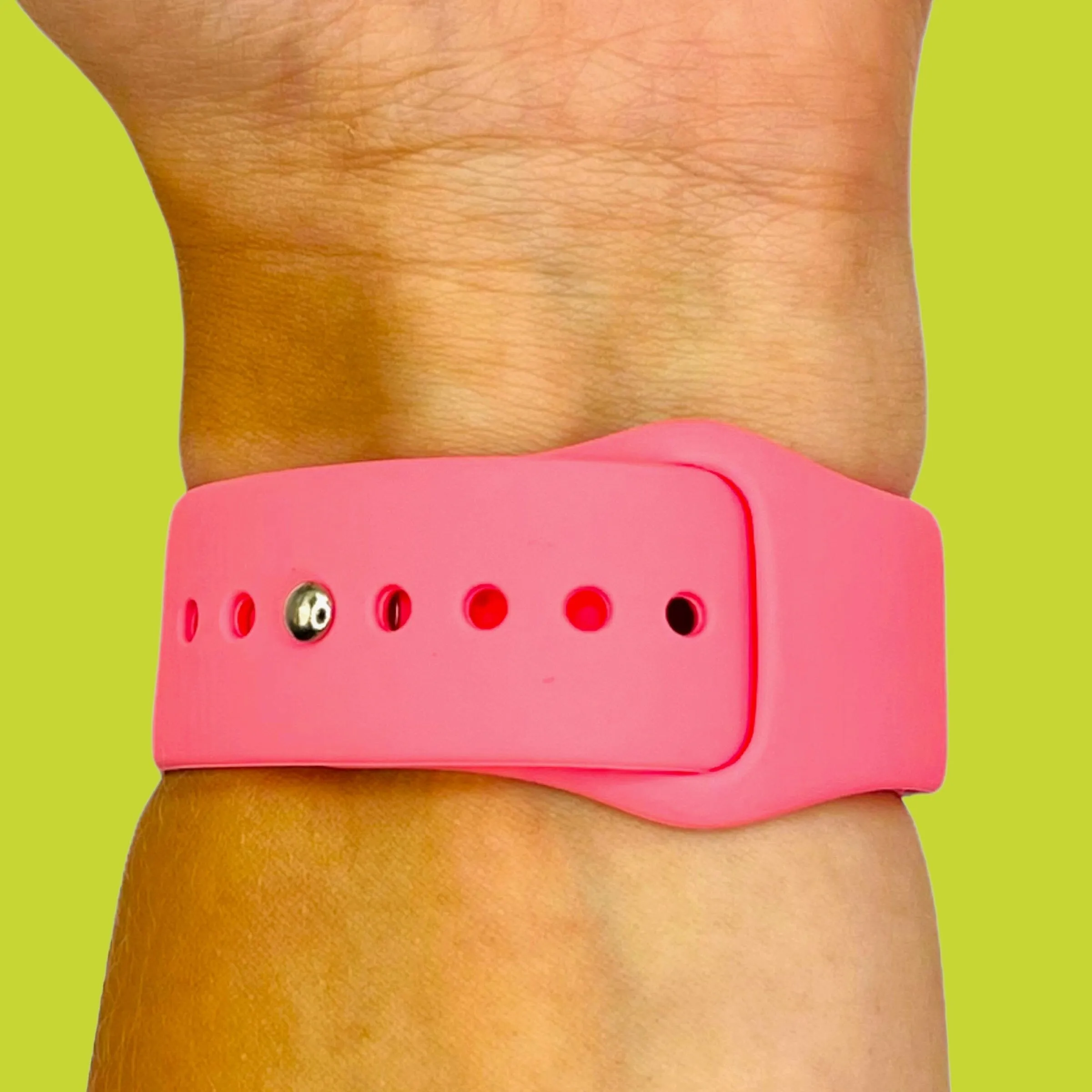 Silicone Button Style Watch Straps Compatible with LG Watch