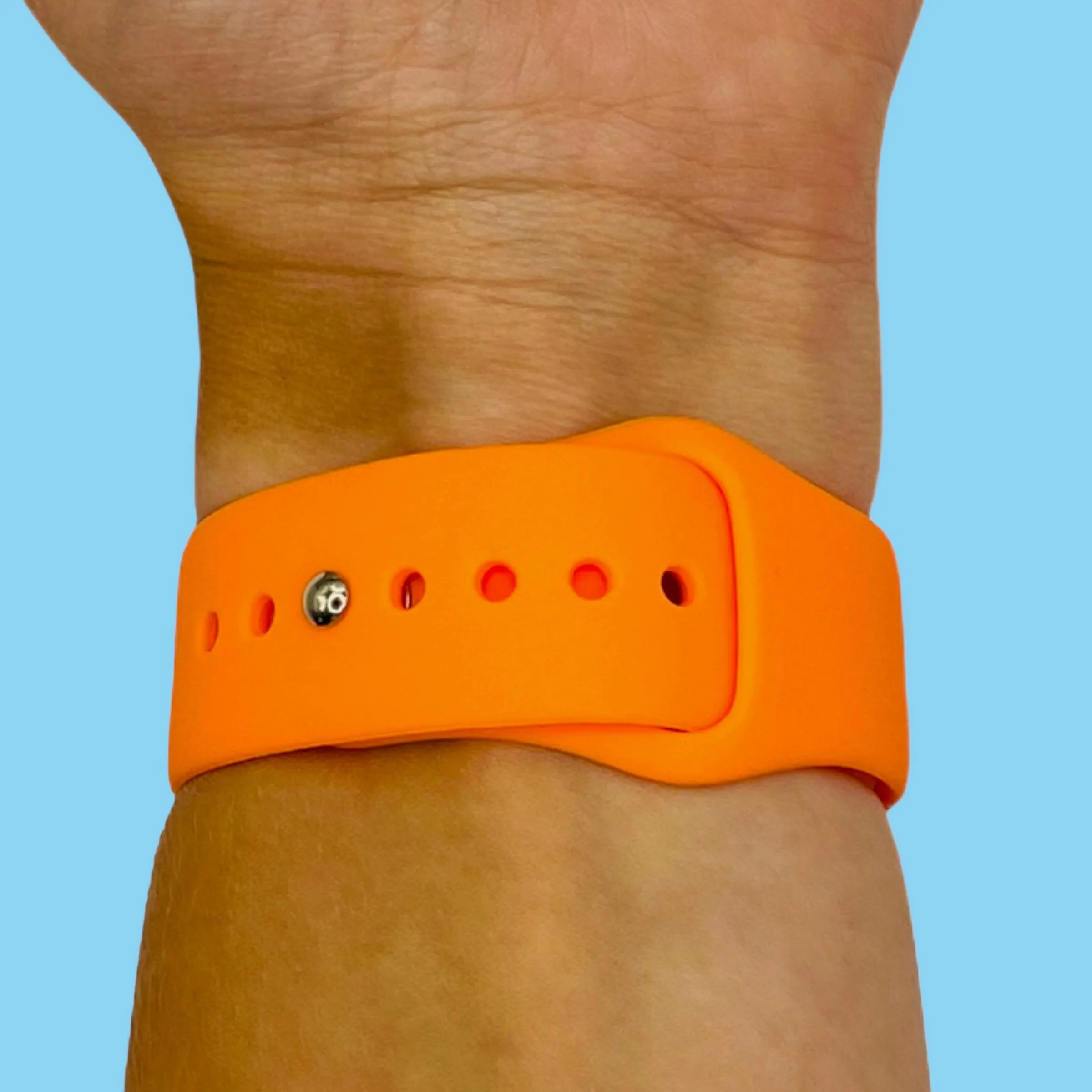 Silicone Button Style Watch Straps Compatible with LG Watch
