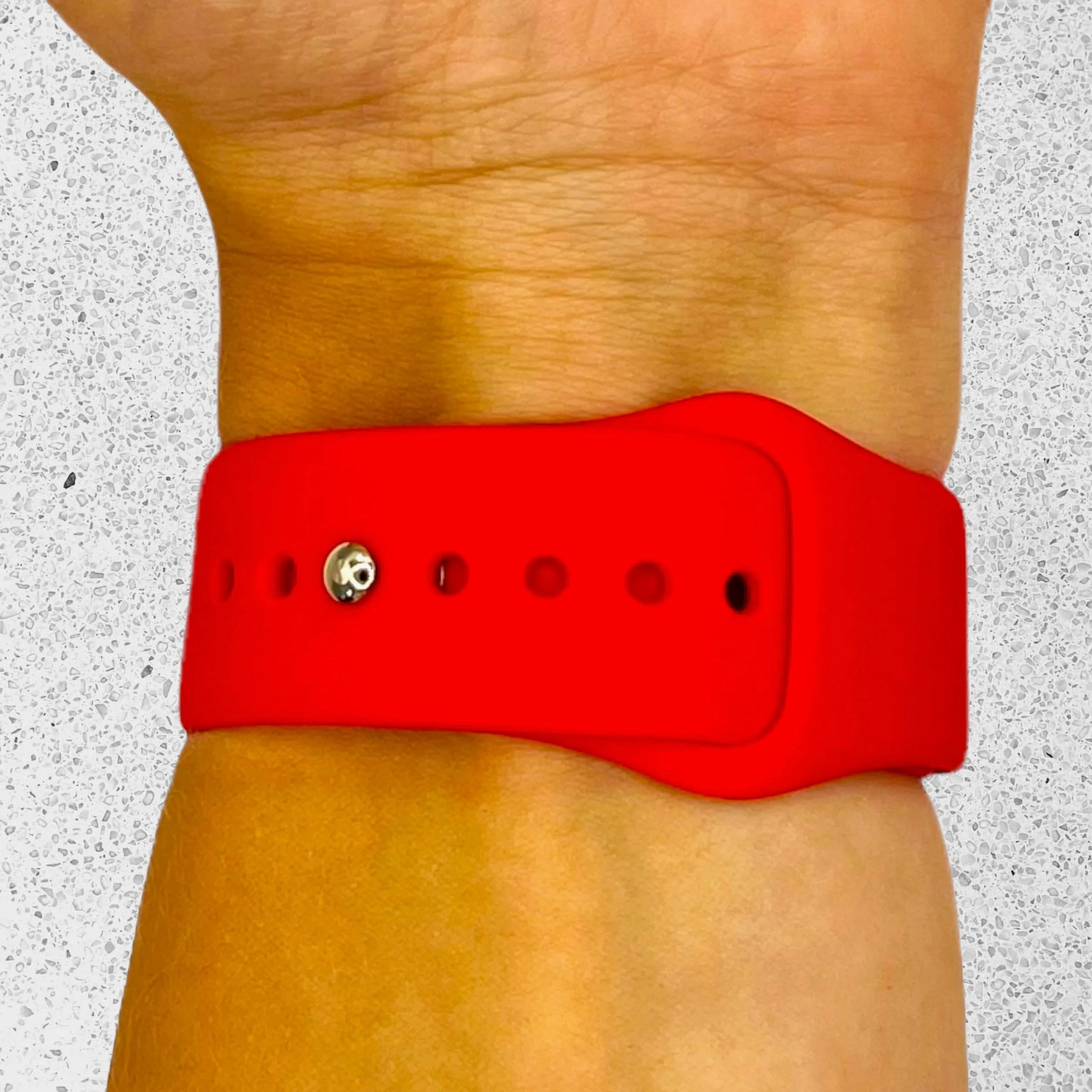 Silicone Button Style Watch Straps Compatible with LG Watch