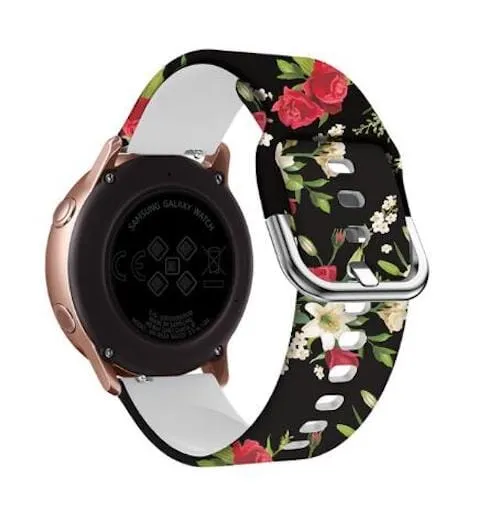 Silicone Pattern Watch Straps compatible with the LG Watch