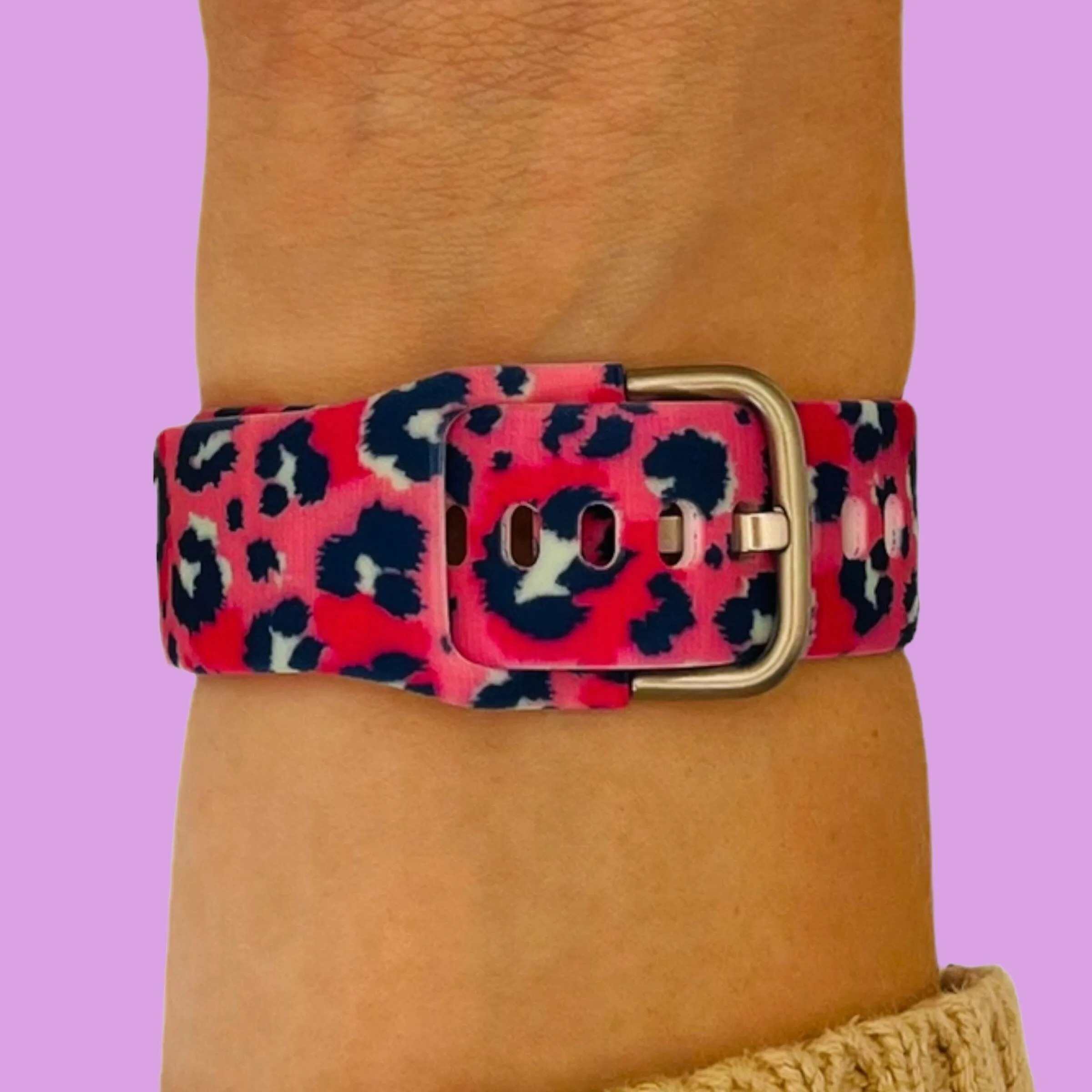 Silicone Pattern Watch Straps compatible with the LG Watch