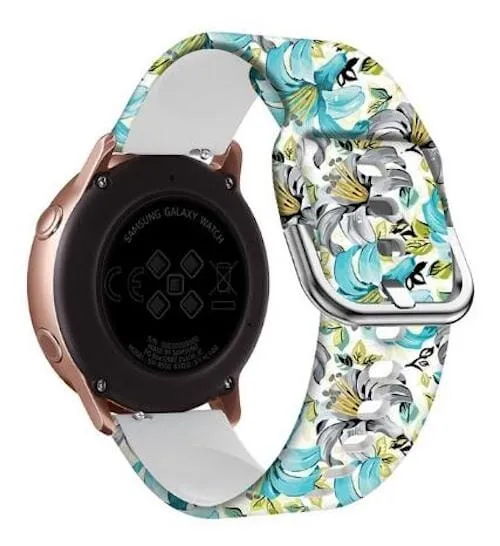 Silicone Pattern Watch Straps compatible with the LG Watch