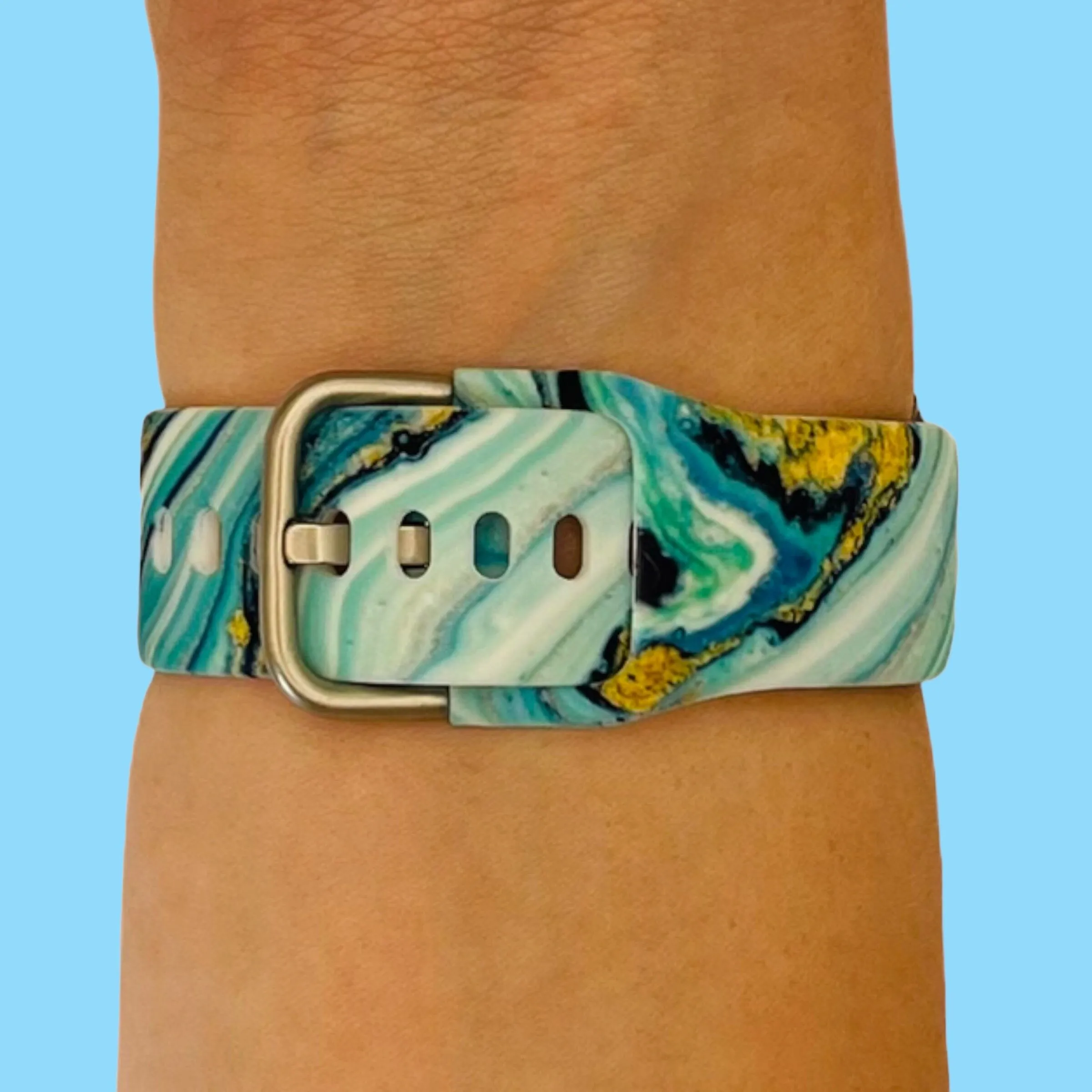 Silicone Pattern Watch Straps compatible with the LG Watch