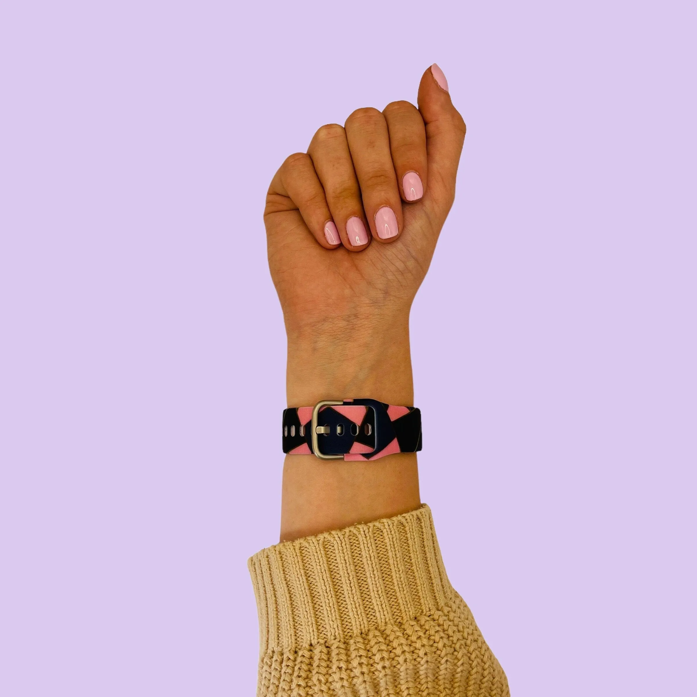 Silicone Pattern Watch Straps compatible with the LG Watch