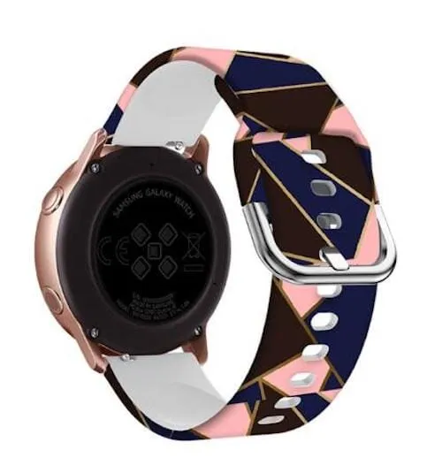 Silicone Pattern Watch Straps compatible with the LG Watch