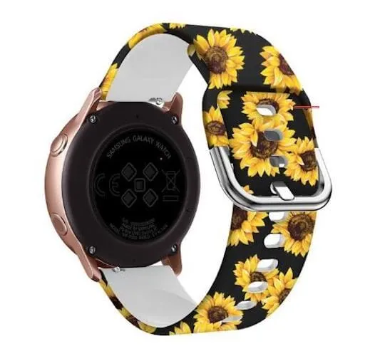 Silicone Pattern Watch Straps compatible with the LG Watch