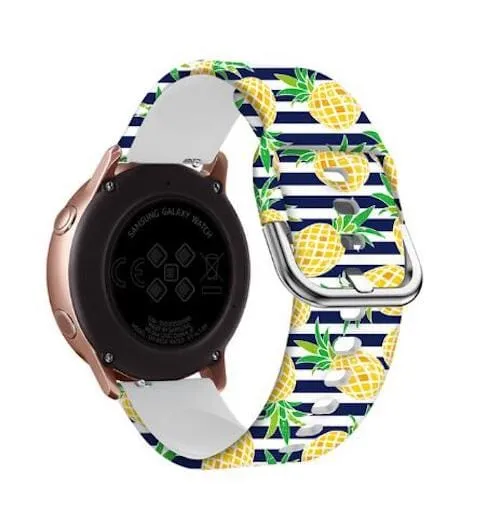 Silicone Pattern Watch Straps compatible with the LG Watch