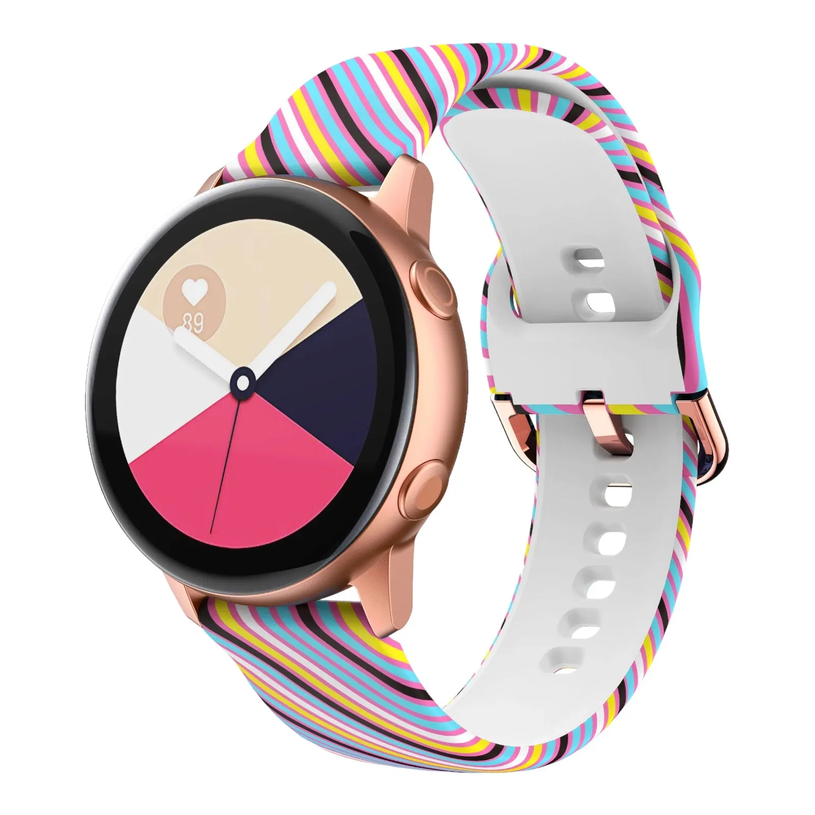 Silicone Pattern Watch Straps compatible with the LG Watch