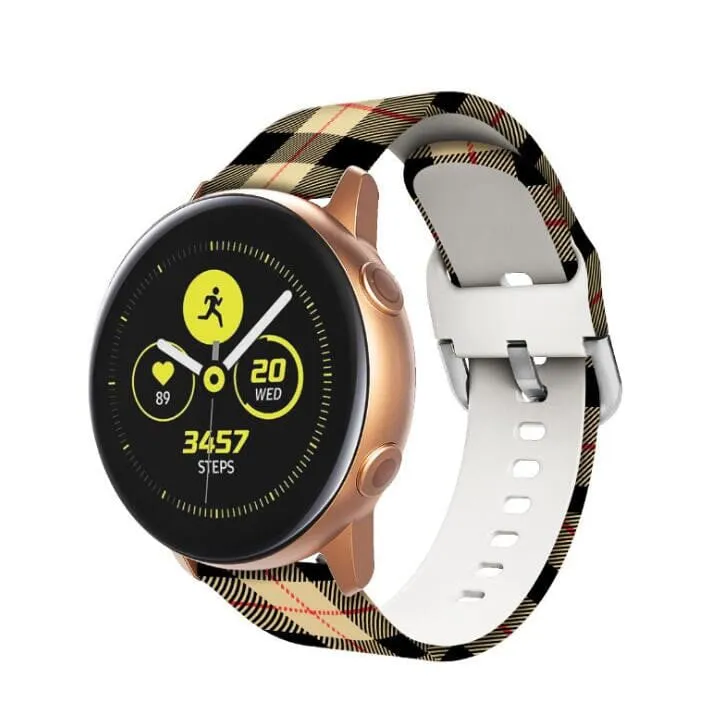 Silicone Pattern Watch Straps compatible with the LG Watch