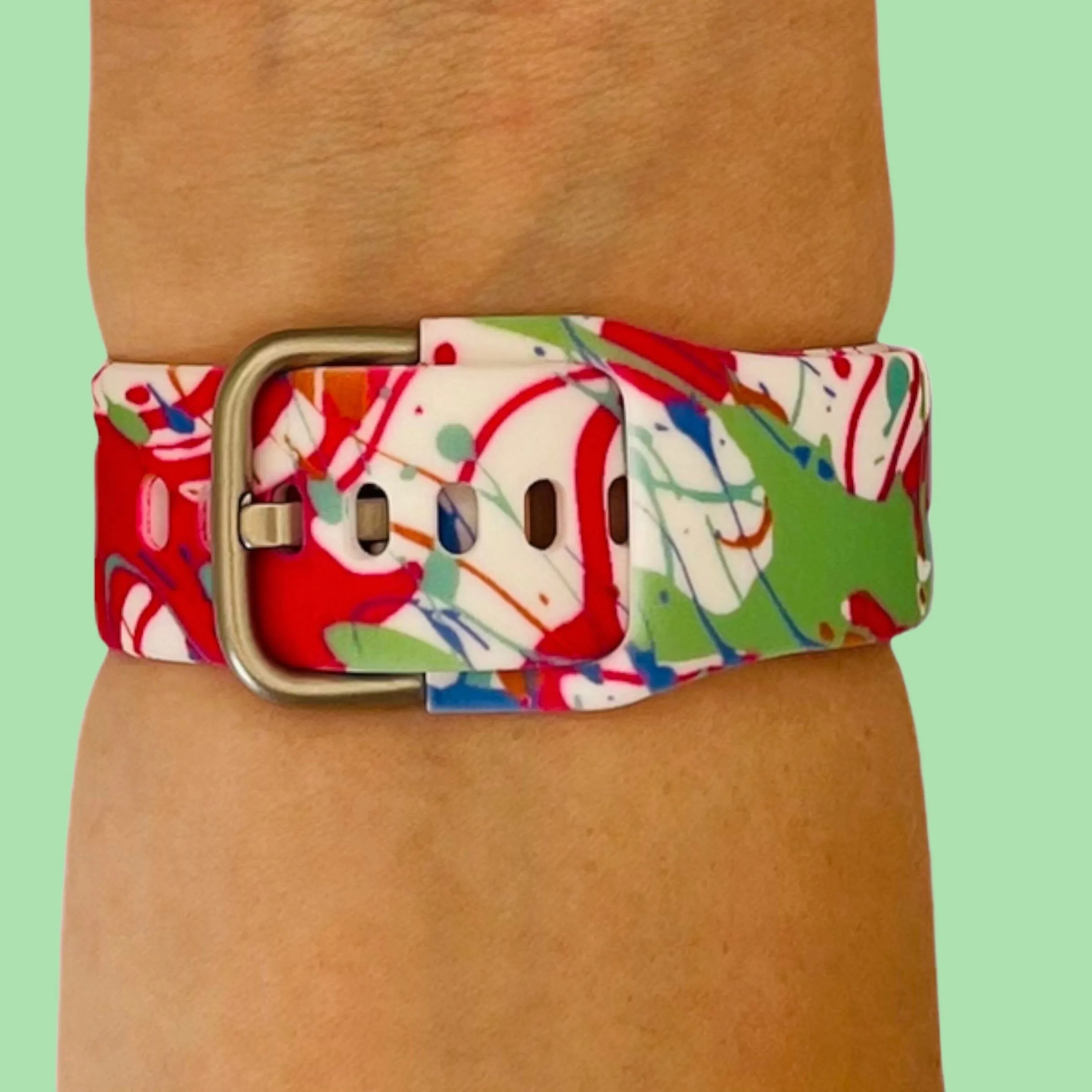 Silicone Pattern Watch Straps compatible with the LG Watch