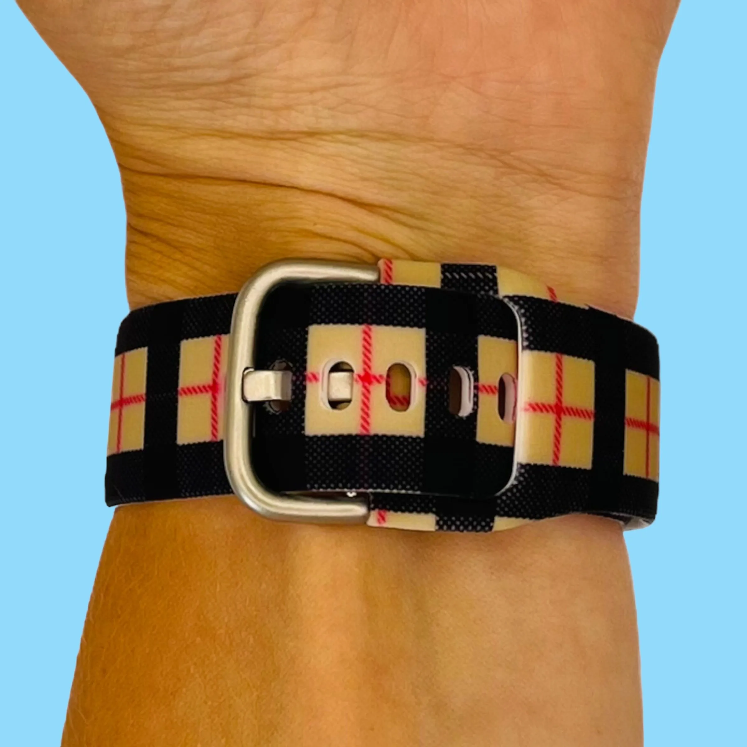 Silicone Pattern Watch Straps compatible with the LG Watch