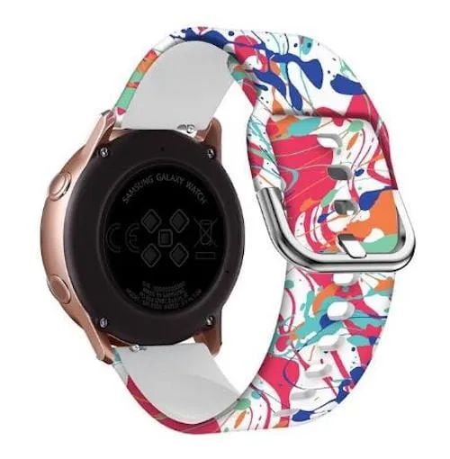 Silicone Pattern Watch Straps compatible with the LG Watch