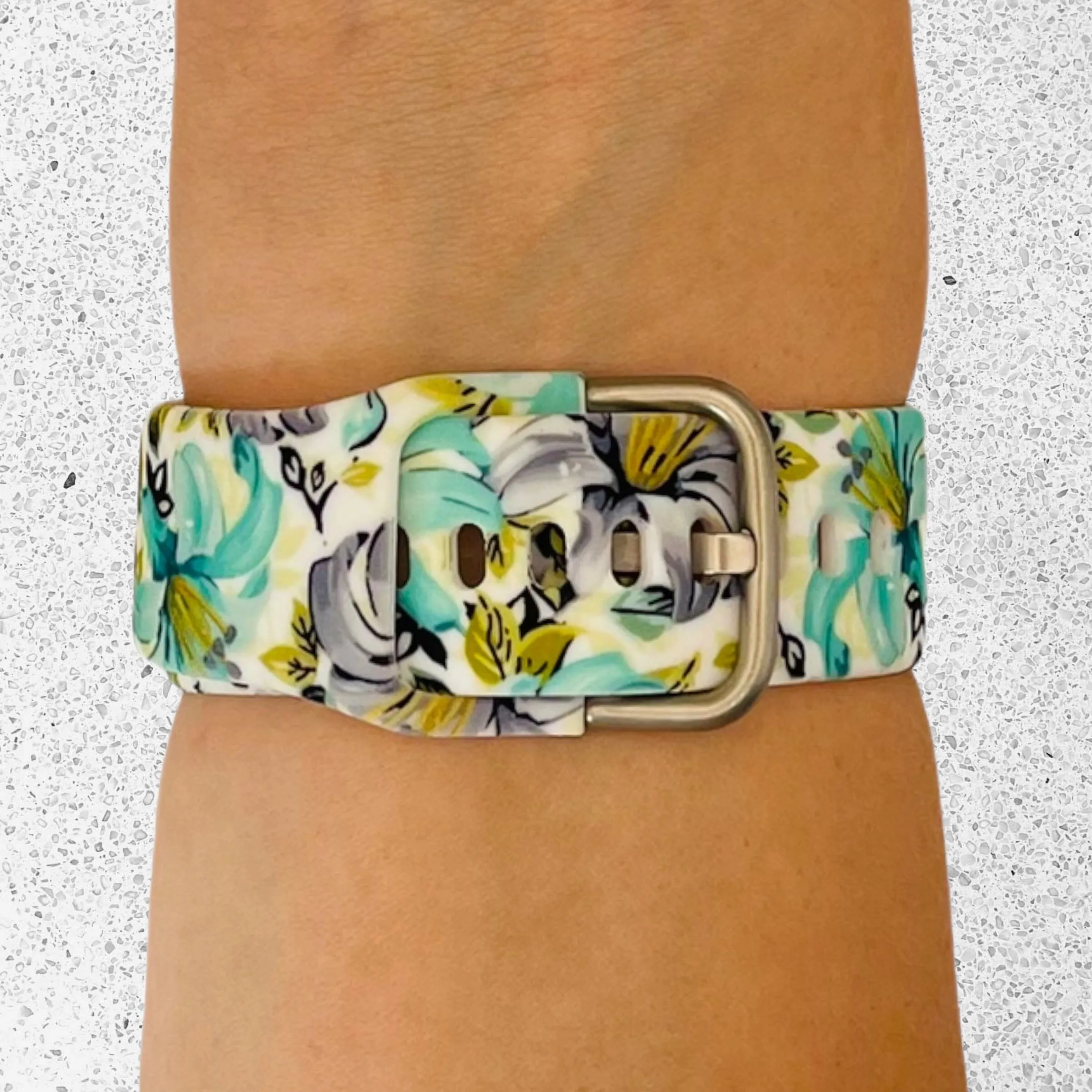 Silicone Pattern Watch Straps compatible with the LG Watch