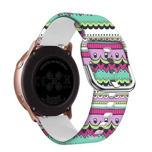 Silicone Pattern Watch Straps compatible with the LG Watch