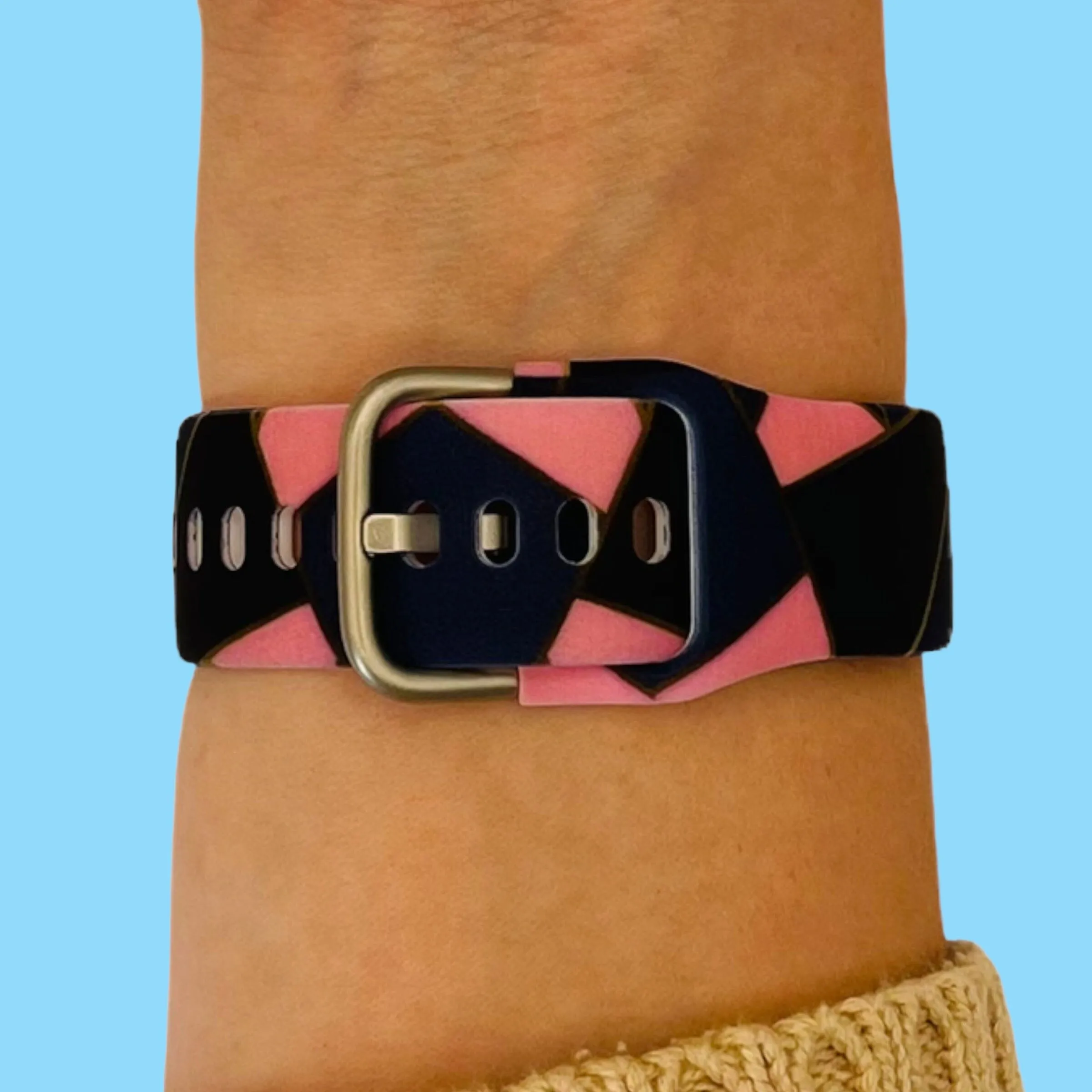 Silicone Pattern Watch Straps compatible with the LG Watch