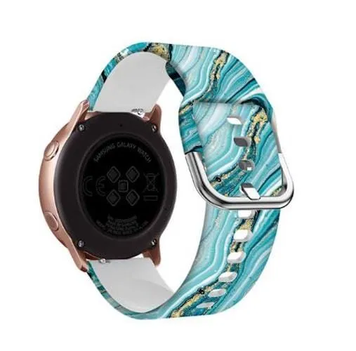Silicone Pattern Watch Straps compatible with the LG Watch