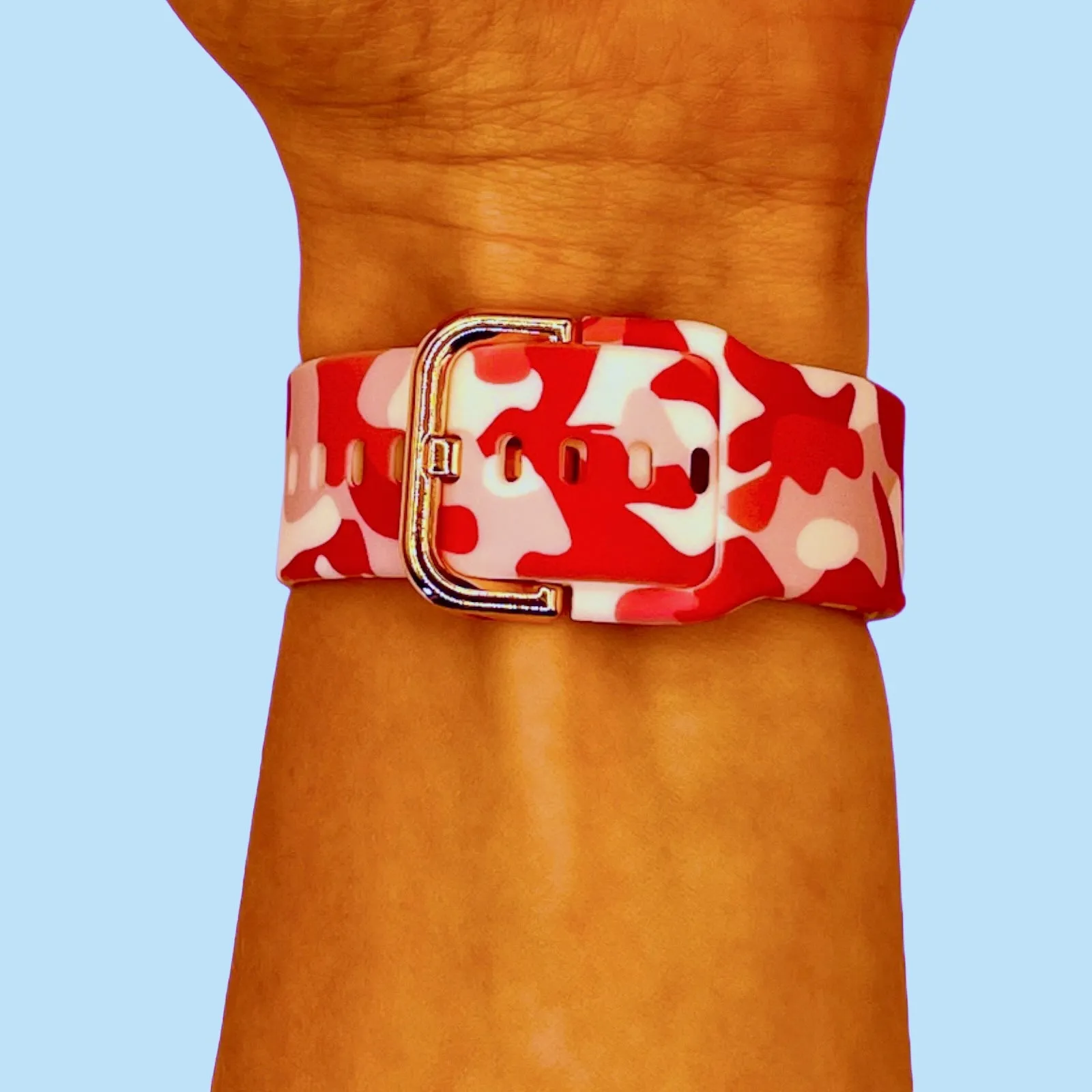 Silicone Pattern Watch Straps compatible with the LG Watch