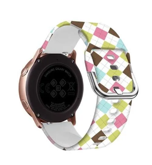 Silicone Pattern Watch Straps compatible with the LG Watch