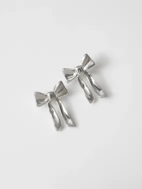 Silver Ruby Studs