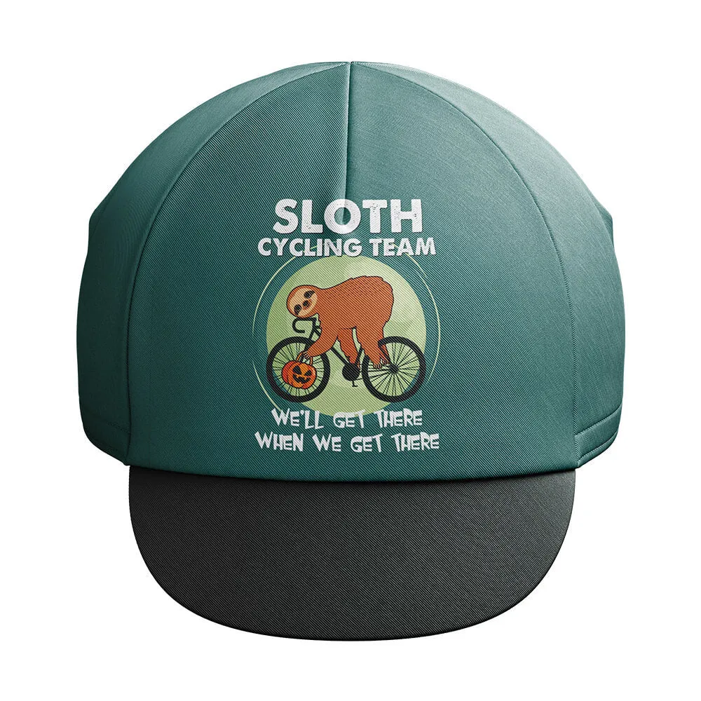 Sloth Cycling Team V8 Cycling Cap
