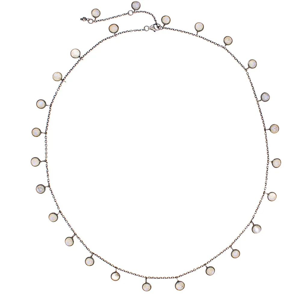 So Many Moons Necklace in Moonstone | Available to ship January 14, 2025