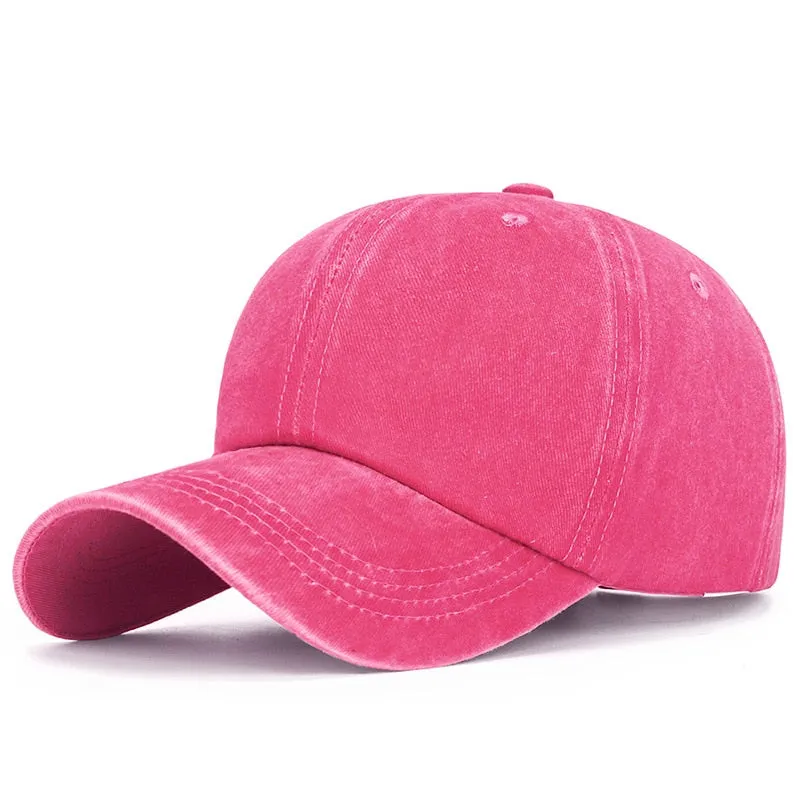 Solid Fashion Summer Baseball Cap For Men Women Dad Hat Golf Snapback Hip Hop Cotton Trucker Cap Bone Casquette