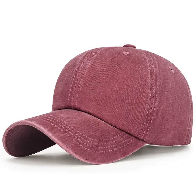 Solid Fashion Summer Baseball Cap For Men Women Dad Hat Golf Snapback Hip Hop Cotton Trucker Cap Bone Casquette