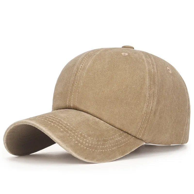 Solid Fashion Summer Baseball Cap For Men Women Dad Hat Golf Snapback Hip Hop Cotton Trucker Cap Bone Casquette