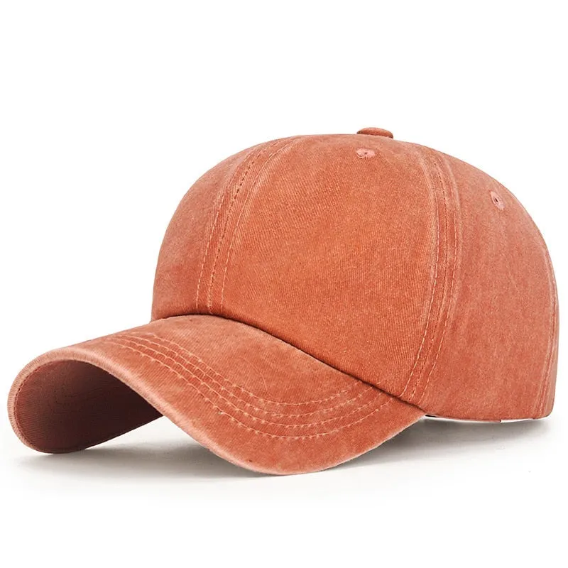 Solid Fashion Summer Baseball Cap For Men Women Dad Hat Golf Snapback Hip Hop Cotton Trucker Cap Bone Casquette
