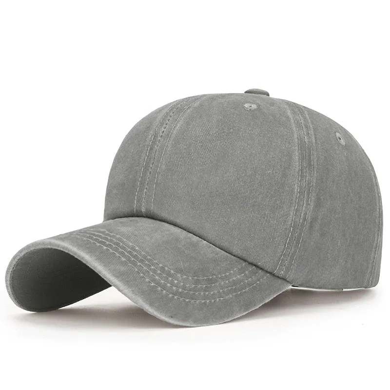 Solid Fashion Summer Baseball Cap For Men Women Dad Hat Golf Snapback Hip Hop Cotton Trucker Cap Bone Casquette