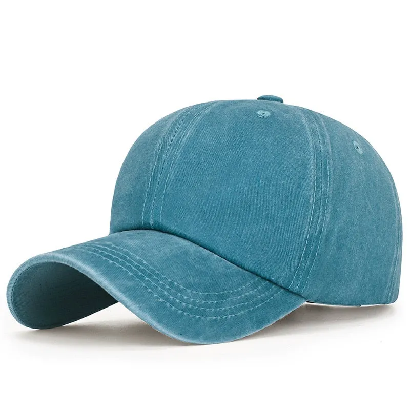 Solid Fashion Summer Baseball Cap For Men Women Dad Hat Golf Snapback Hip Hop Cotton Trucker Cap Bone Casquette