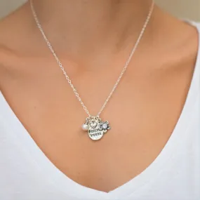 Sterling Silver Necklace I Love Charms Forever Yours