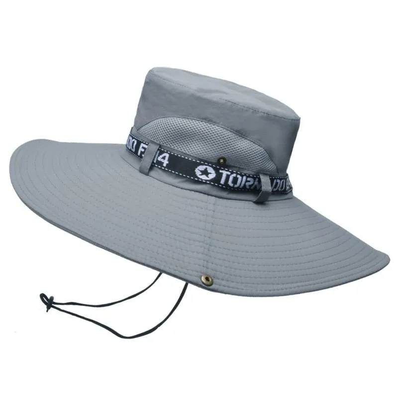 Sunshade Hat with Oversized Brim & Mesh Top