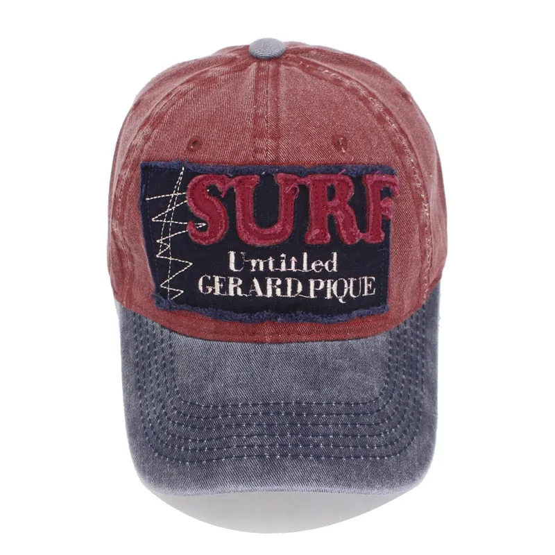 Surf Cotton Embroidery Bone Female Trucker Casquette Gorras Baseball Cap