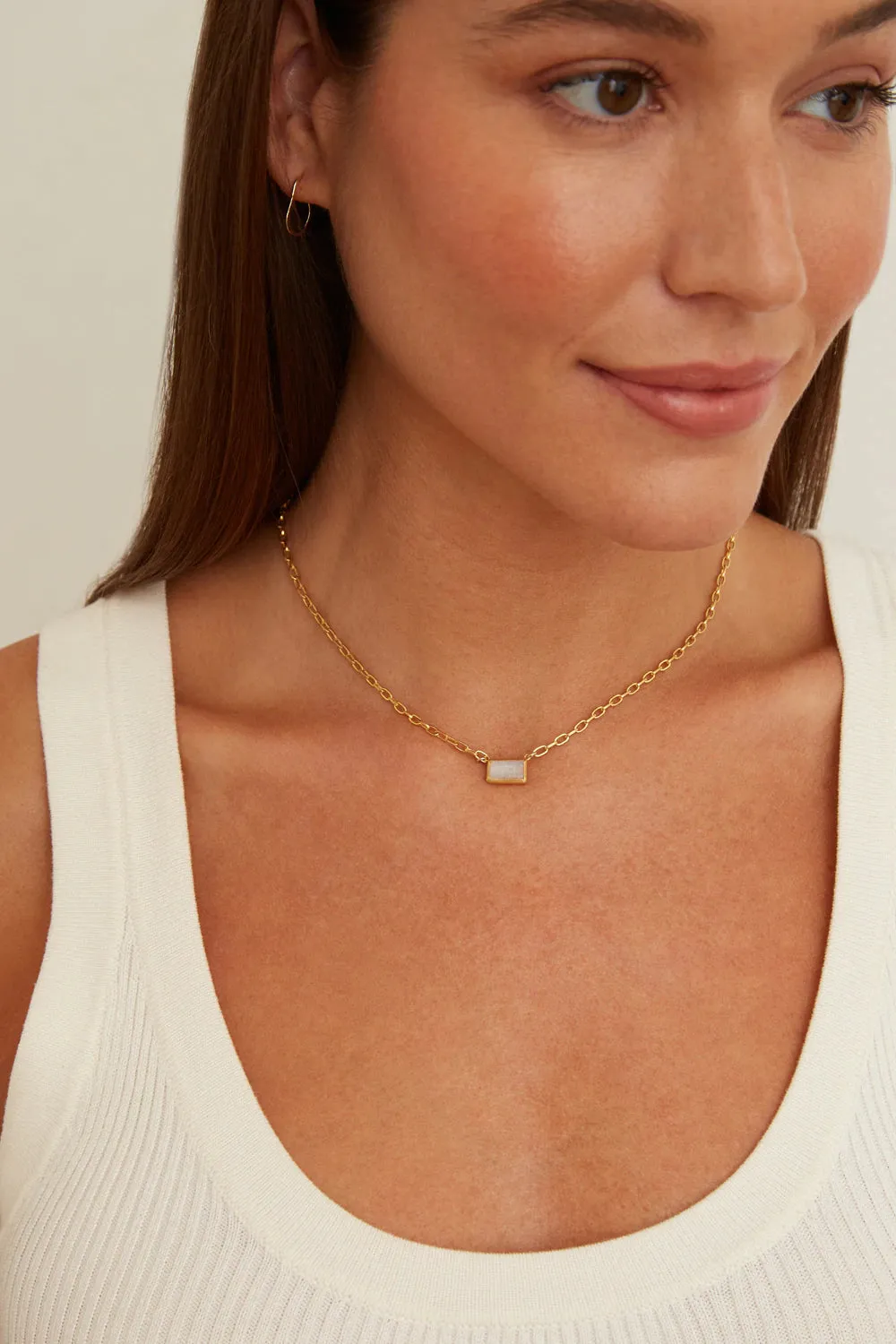 Tab Pendant Necklace