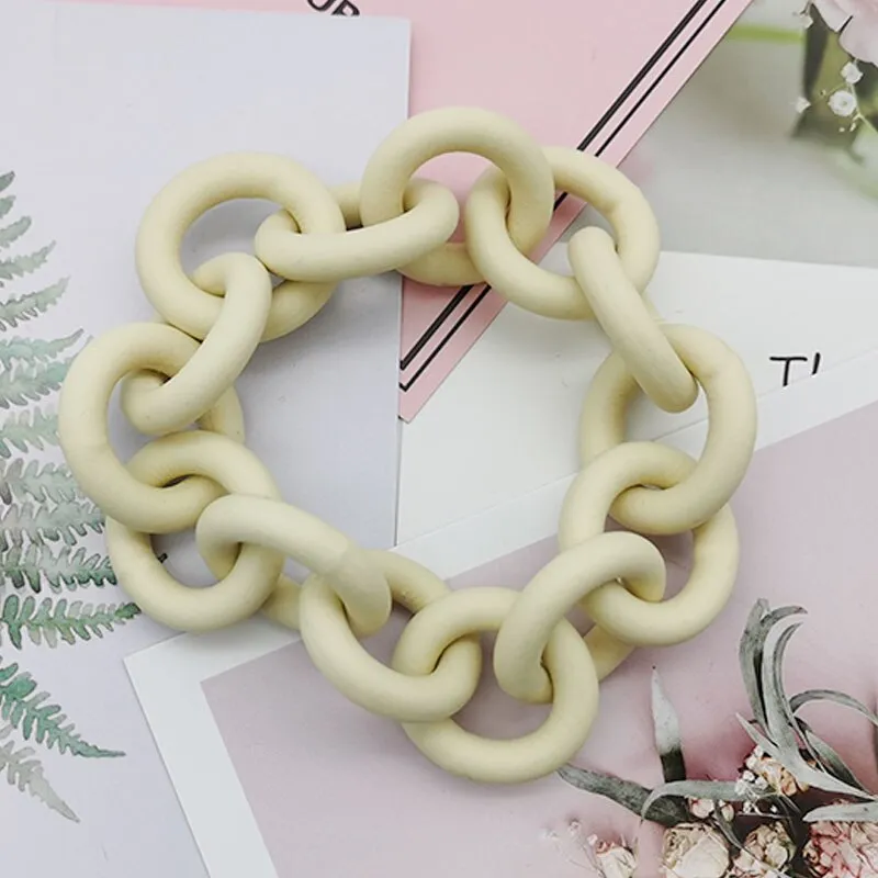 TEEK - Rubber Color Chain Bracelets