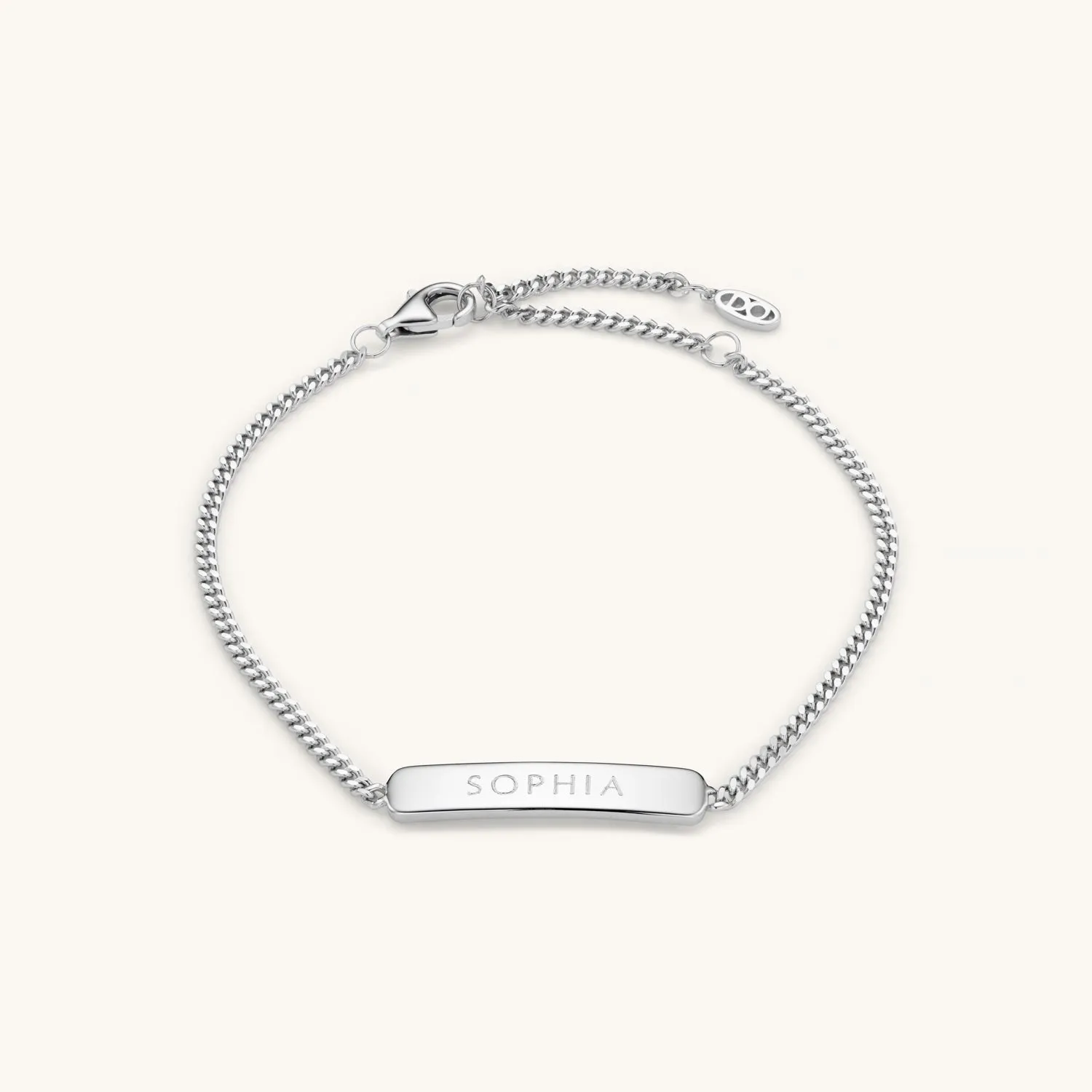 The Engraved Bracelet Silver