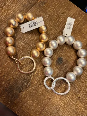 The Hammered Bead Bracelet