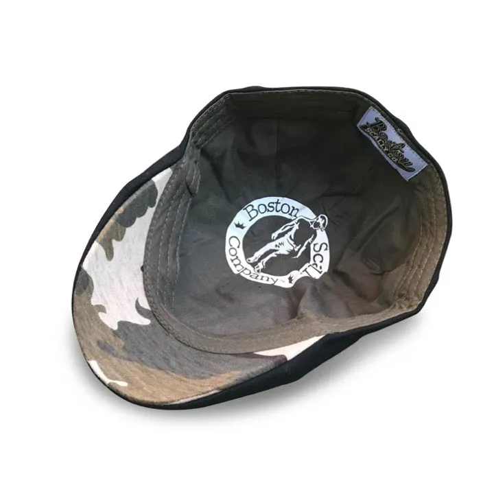 The Responder Boston Scally Cap - Military Black & Camouflage